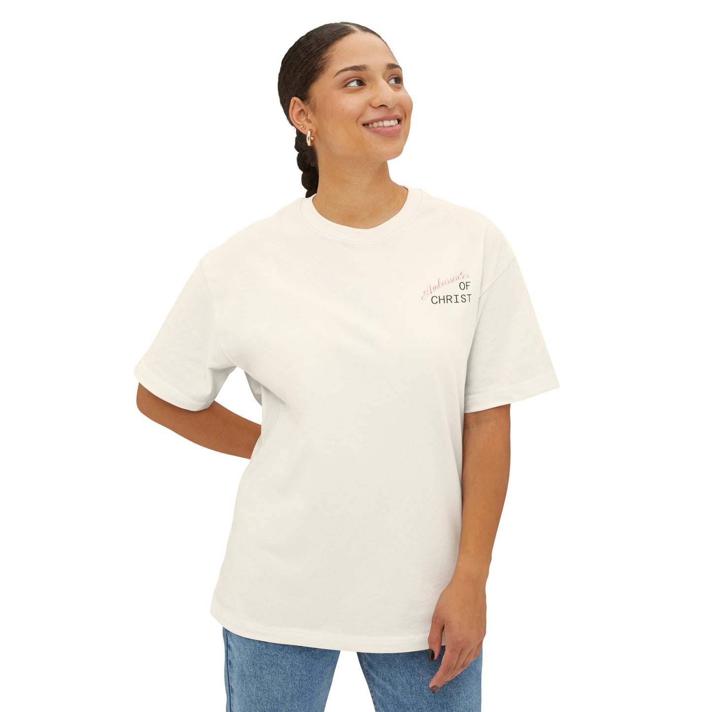 2 Corinthians 5:20 - Unisex Oversized Boxy Tee