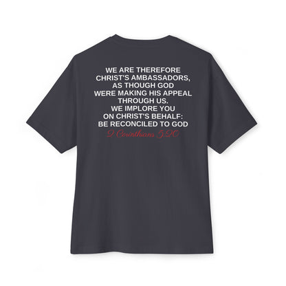 2 Corinthians 5:20 - Unisex Oversized Boxy Tee
