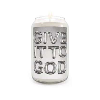 "GIVE IT TO GOD" Aromatherapy Candle (With Reusable Cup-Shaped Glass)