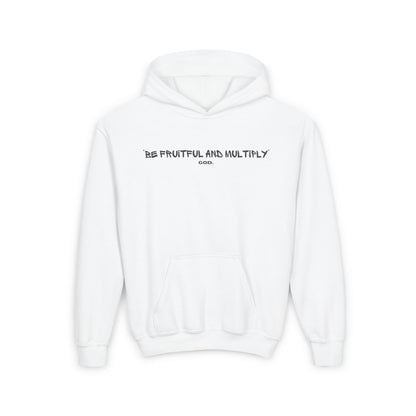Youth Hooded Sweatshirt - Genesis 1:28