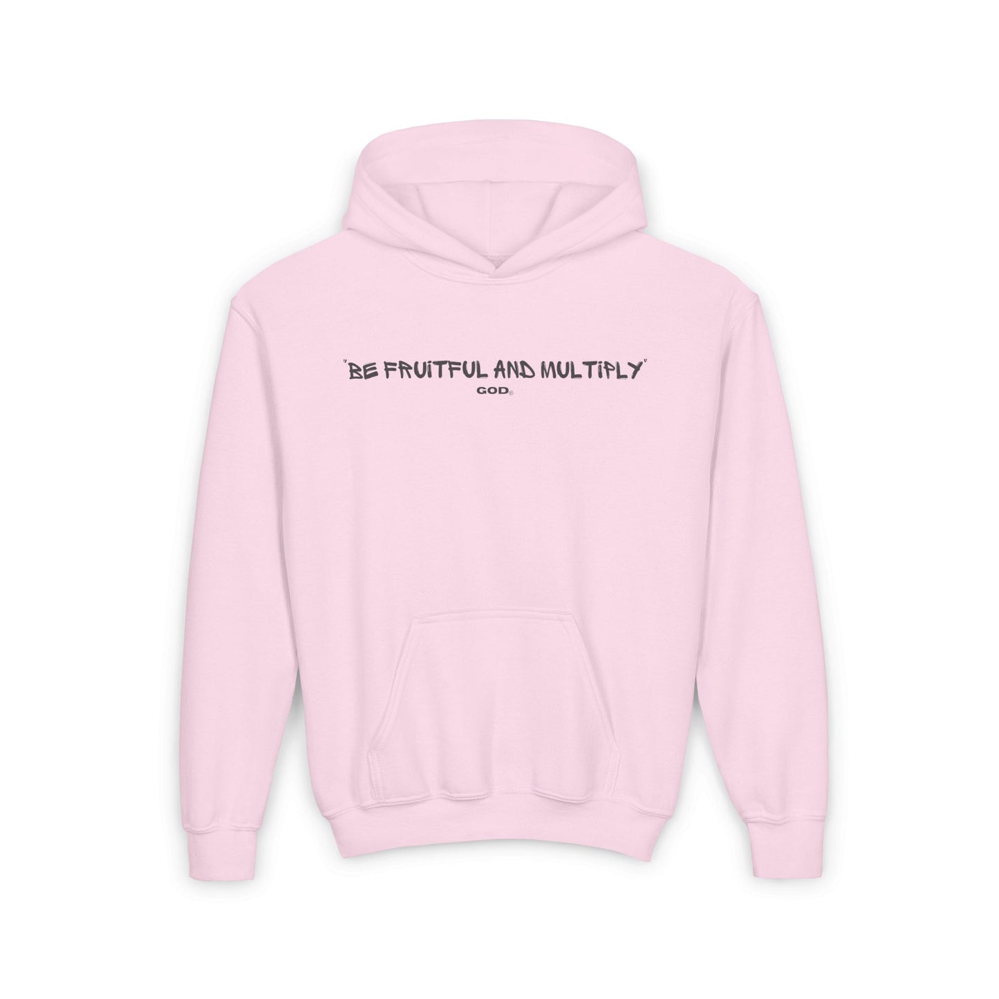 Youth Hooded Sweatshirt - Genesis 1:28